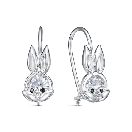 Серьги из серебра с1203733 от KRASNOE, металл Серебро, вставка Фианит