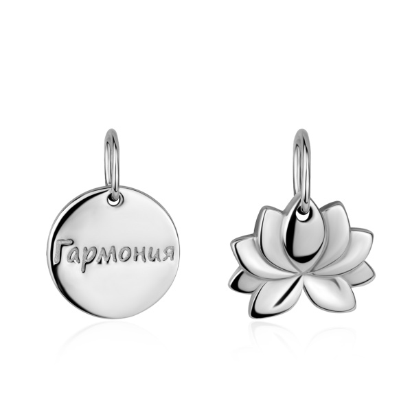Купить подвеска из серебра без вставок