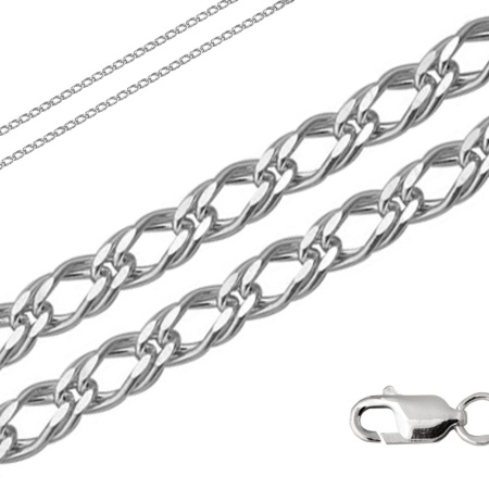 Купить цепь из серебра без вставок