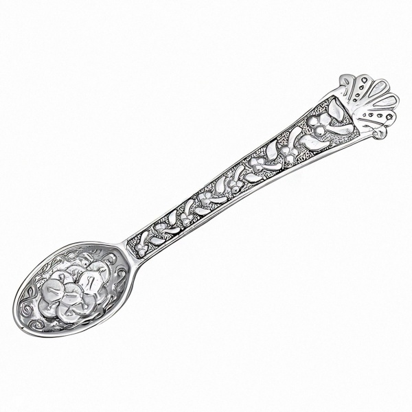 Ложка-загребушка из серебра