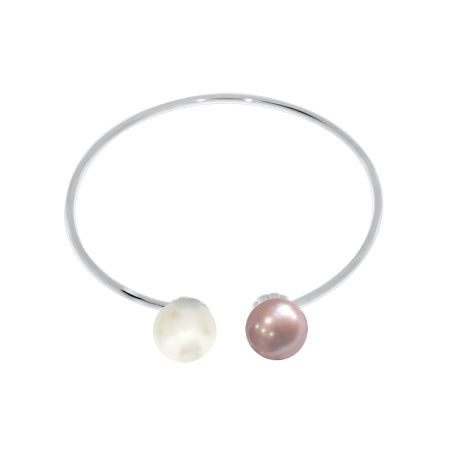 Купить браслет из серебра с жемчугом
