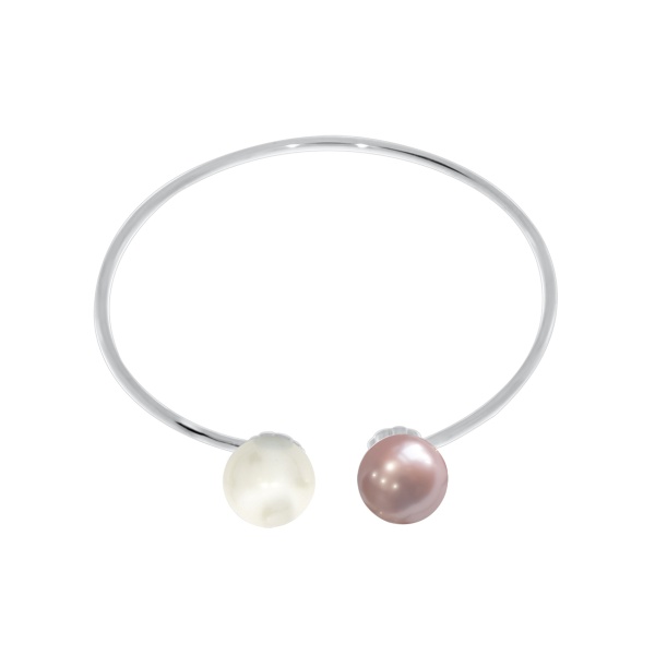 Купить браслет из серебра с жемчугом