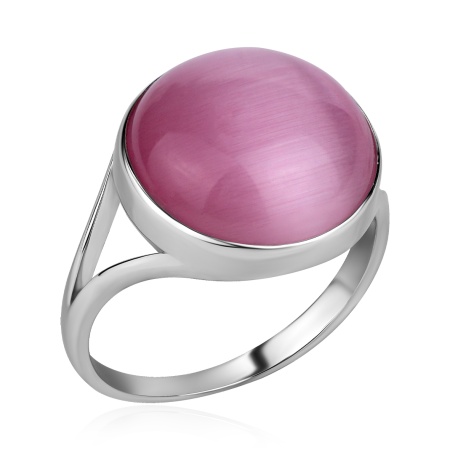 Купить кольцо из серебра с кошачим глазом в интернет-магазине KRASNOE