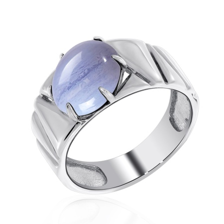 Купить кольцо из серебра с агатом в интернет-магазине KRASNOE