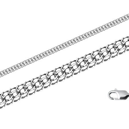 Купить браслет из серебра без вставок