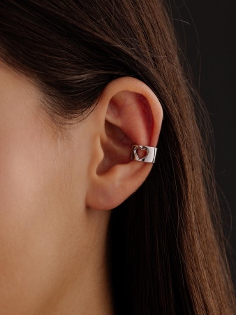 Серьги из серебра без вставок 2340404896 от KRASNOE, металл Серебро, вставка Без вставок