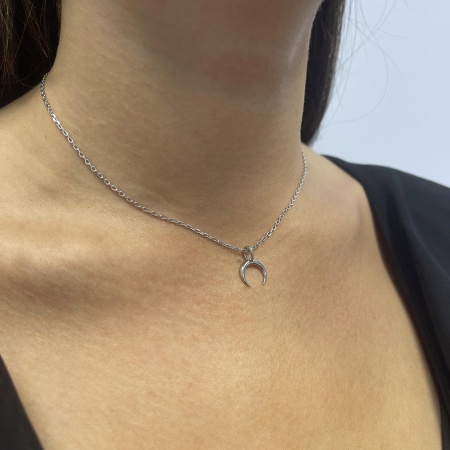 Купить подвеска из серебра без вставок