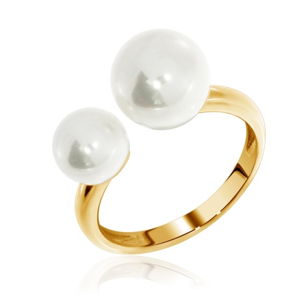 Купить кольцо из серебра с жемчугом в интернет-магазине KRASNOE