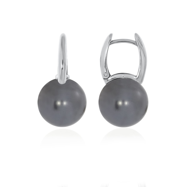 Серьги из серебра с жемчугом