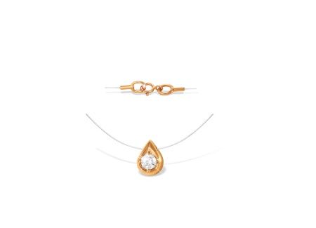 Колье из золота с бриллиантом