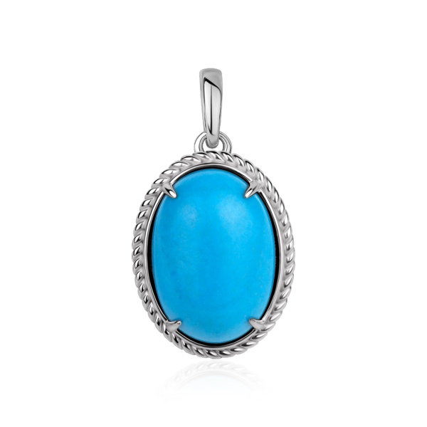 Купить подвеска из серебра с бирюзой