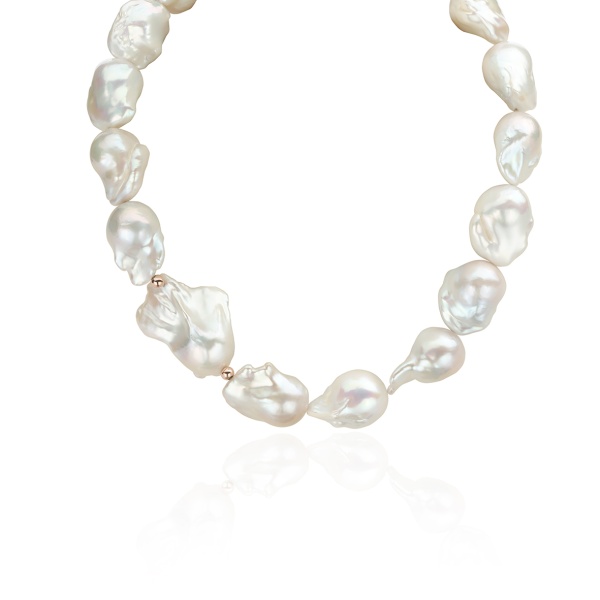 Колье из золота с жемчугом pearl luxury