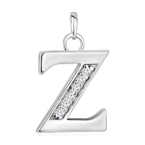 Купить подвеска из серебра с фианитами