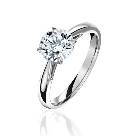 Кольцо из золота с бриллиантом