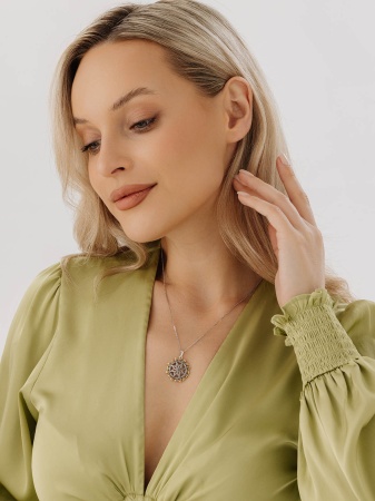 Купить подвеска из серебра без вставок