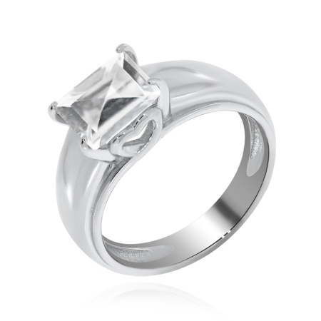 Купить кольцо из серебра с хрусталём в интернет-магазине KRASNOE