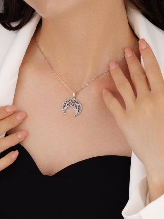 Купить подвеска из серебра без вставок