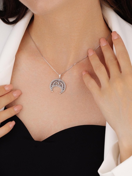 Купить подвеска из серебра без вставок