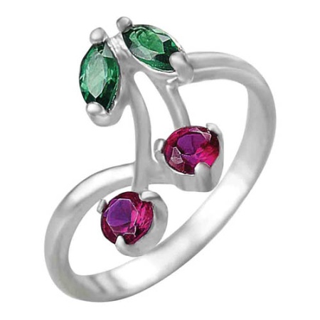 Купить кольцо из серебра с корундом в интернет-магазине KRASNOE