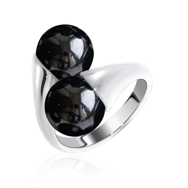 Купить кольцо из серебра с агатами в интернет-магазине KRASNOE