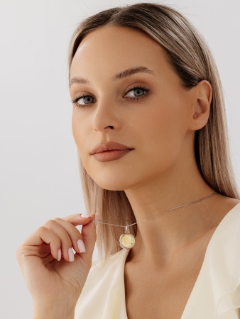 Купить подвеска из серебра с перламутром