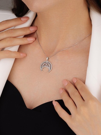 Купить подвеска из серебра без вставок