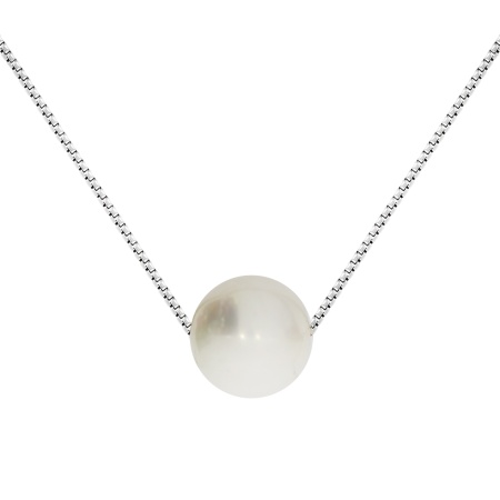 Колье из серебра с жемчугом 8340053060-45
