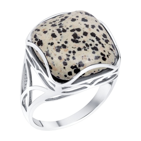 Купить кольцо из серебра с яшмой в интернет-магазине KRASNOE