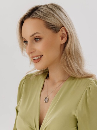 Купить подвеска из серебра без вставок