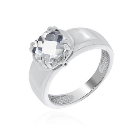 Купить кольцо из серебра с хрусталём в интернет-магазине KRASNOE