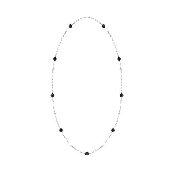 Колье из серебра с авантюрином 8340366124-100-80