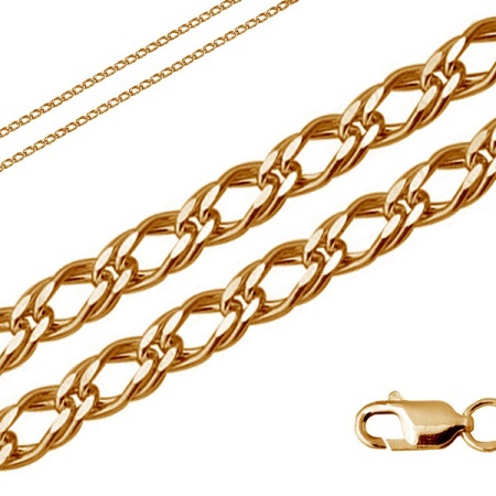 Цепь из серебра без вставок